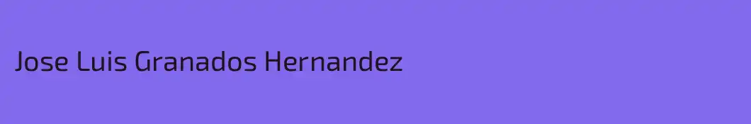 Jose Luis Granados Hernandez